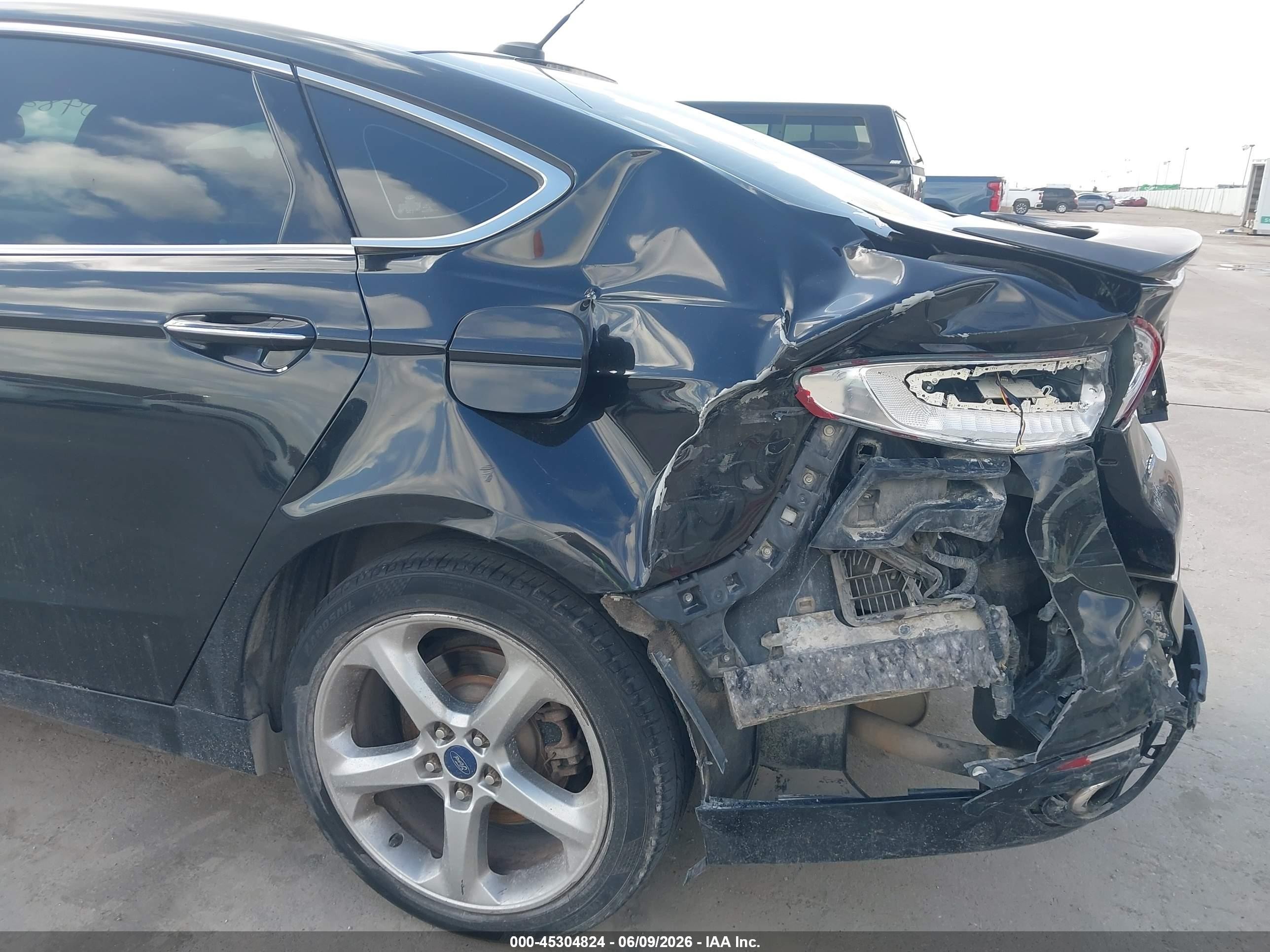 2013 Ford Fusion Titanium Black vin: 3FA6P0K97DR249005