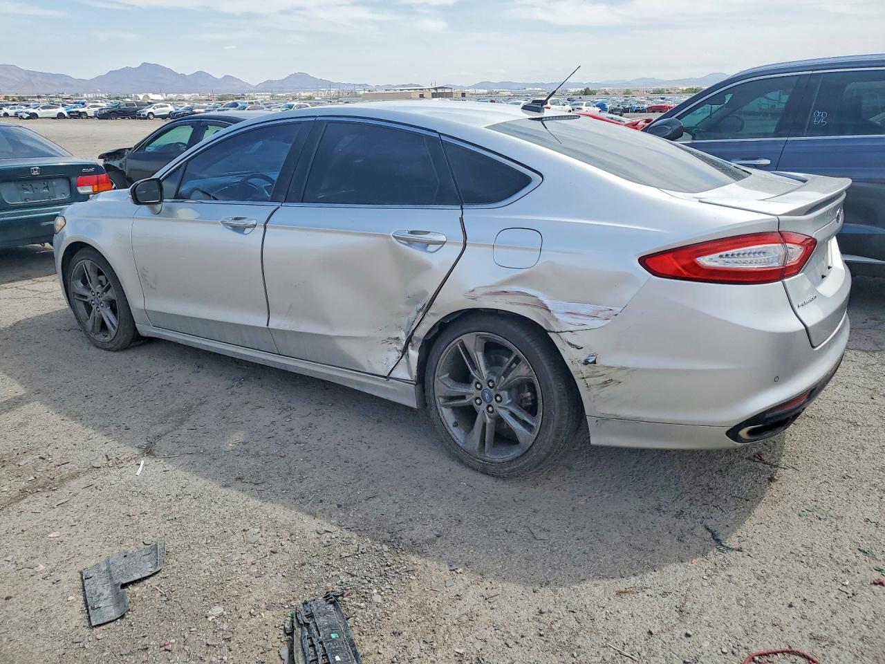 2013 Ford Fusion Titanium Silver vin: 3FA6P0K97DR254401