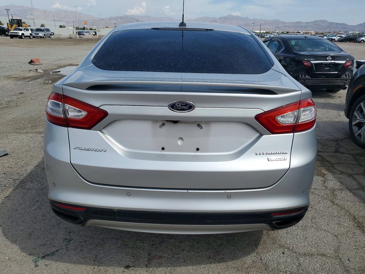 2013 Ford Fusion Titanium Silver vin: 3FA6P0K97DR254401