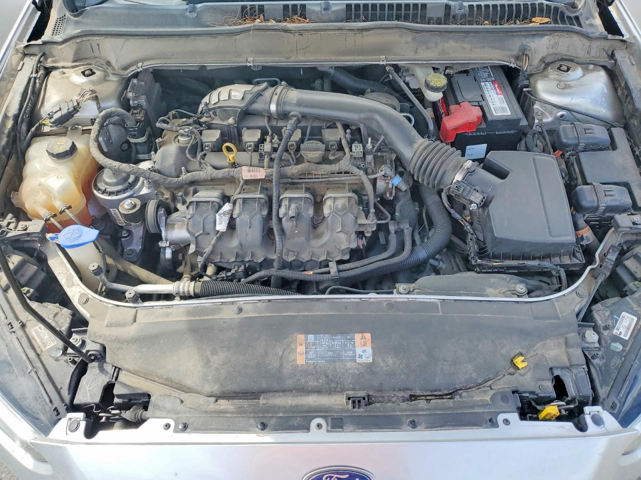 2013 Ford Fusion Titanium Silver vin: 3FA6P0K97DR254401
