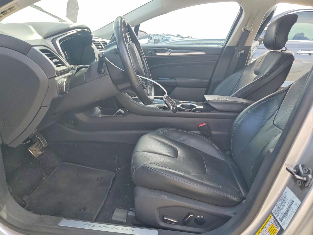2013 Ford Fusion Titanium Silver vin: 3FA6P0K97DR254401