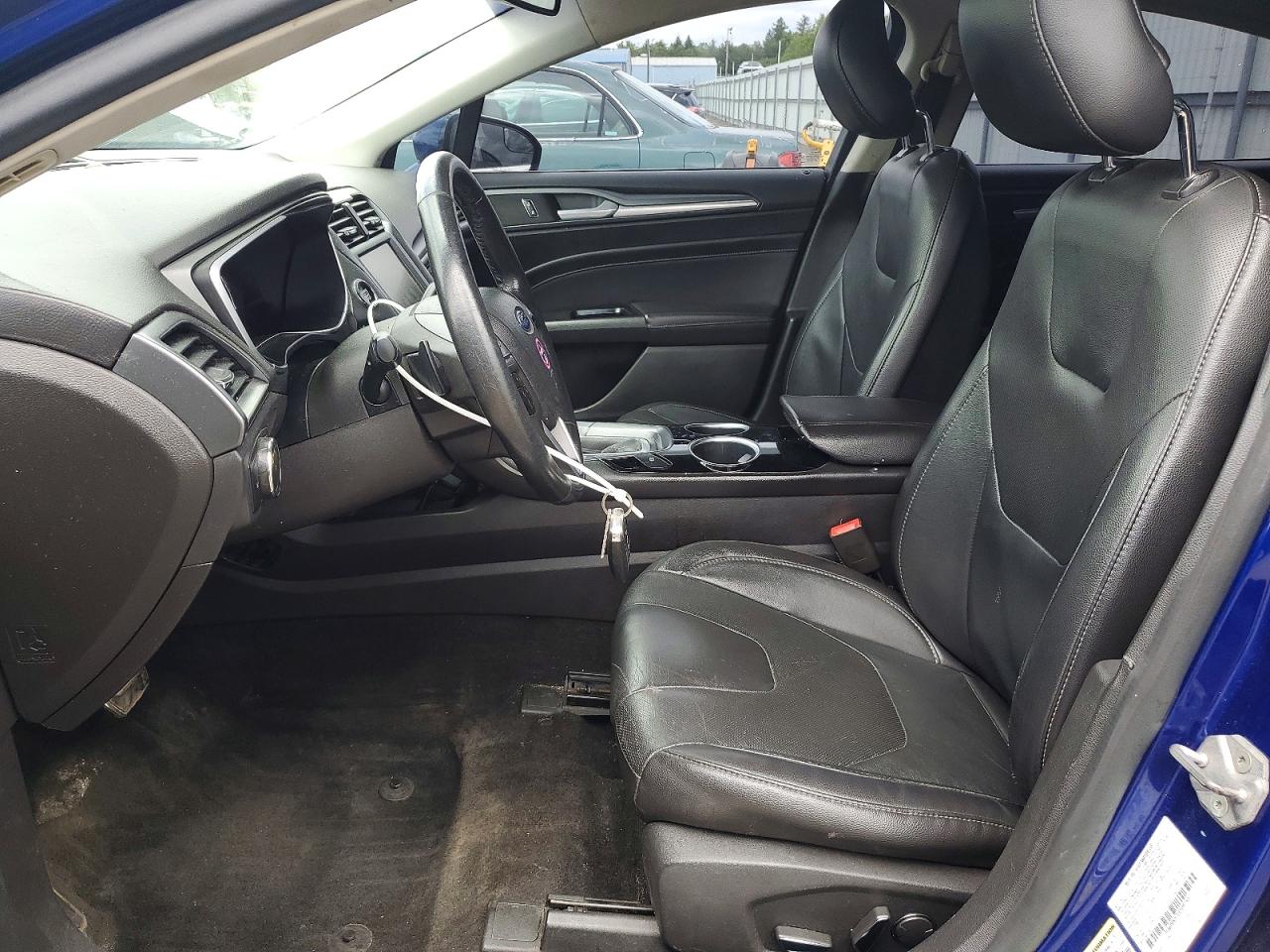 2014 Ford Fusion Titanium Blue vin: 3FA6P0K97ER109750
