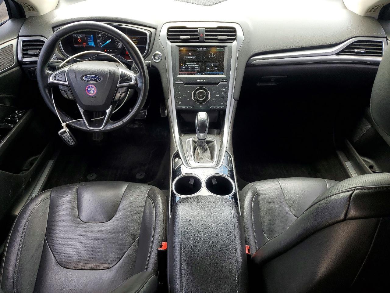 2014 Ford Fusion Titanium Blue vin: 3FA6P0K97ER109750