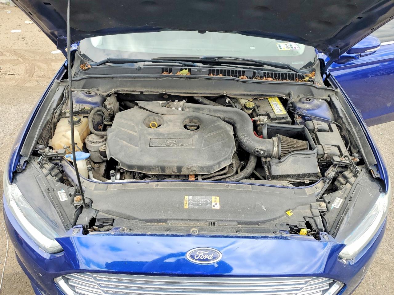 2014 Ford Fusion Titanium Blue vin: 3FA6P0K97ER109750