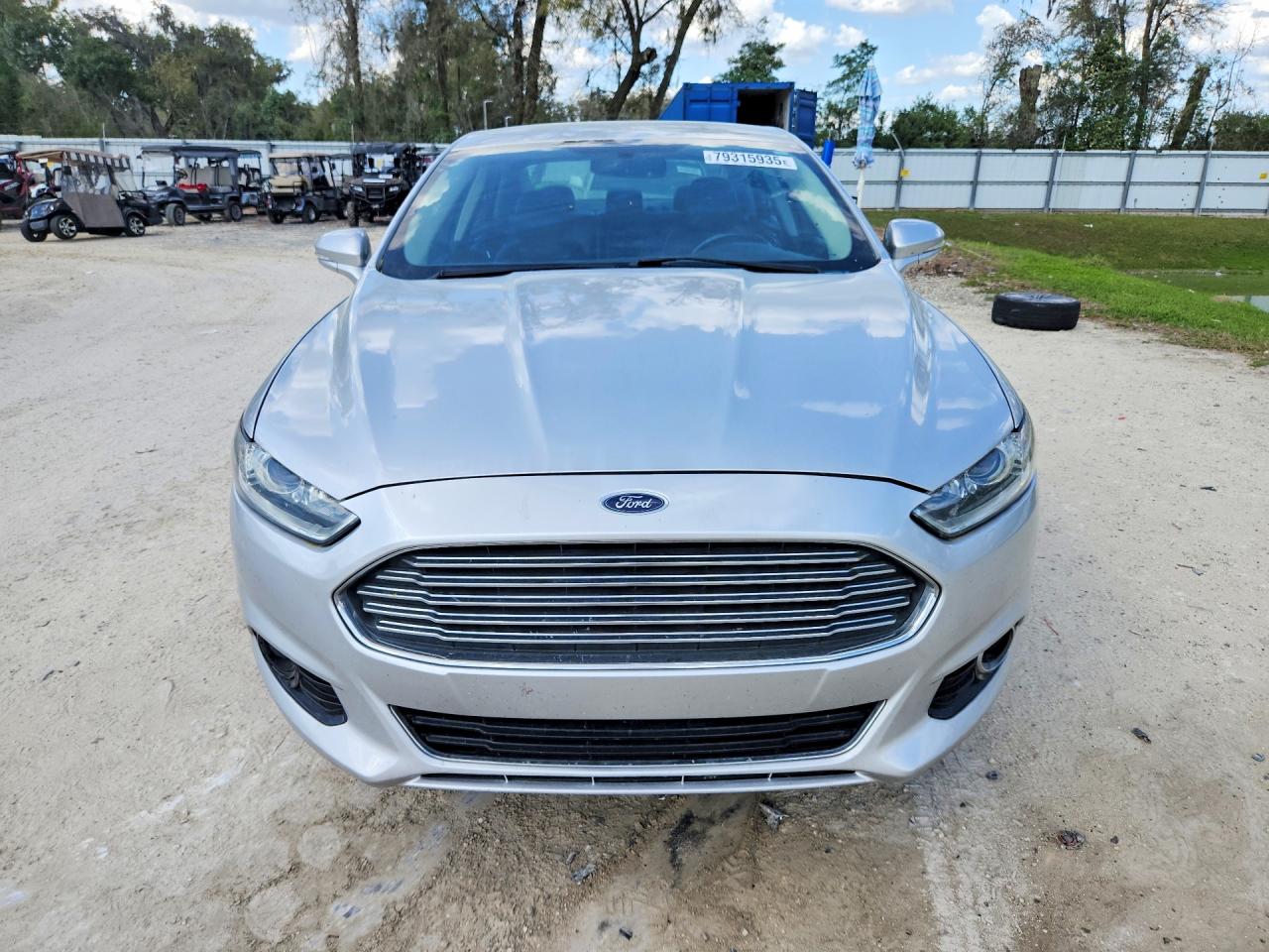 2014 Ford Fusion Titanium Silver vin: 3FA6P0K97ER145115