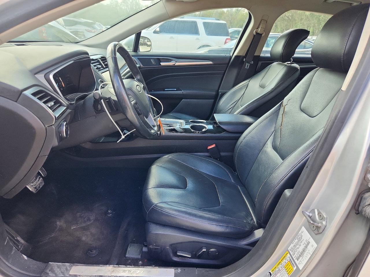 2014 Ford Fusion Titanium Silver vin: 3FA6P0K97ER145115