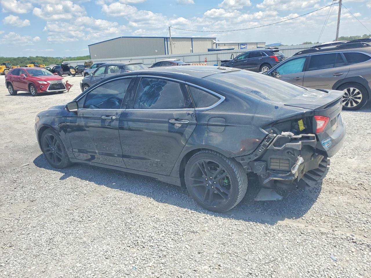 2014 Ford Fusion Titanium Black vin: 3FA6P0K97ER172735