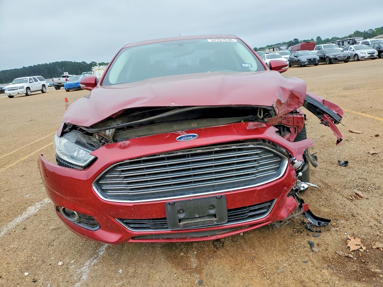 2014 Ford Fusion Titanium Maroon vin: 3FA6P0K97ER201781