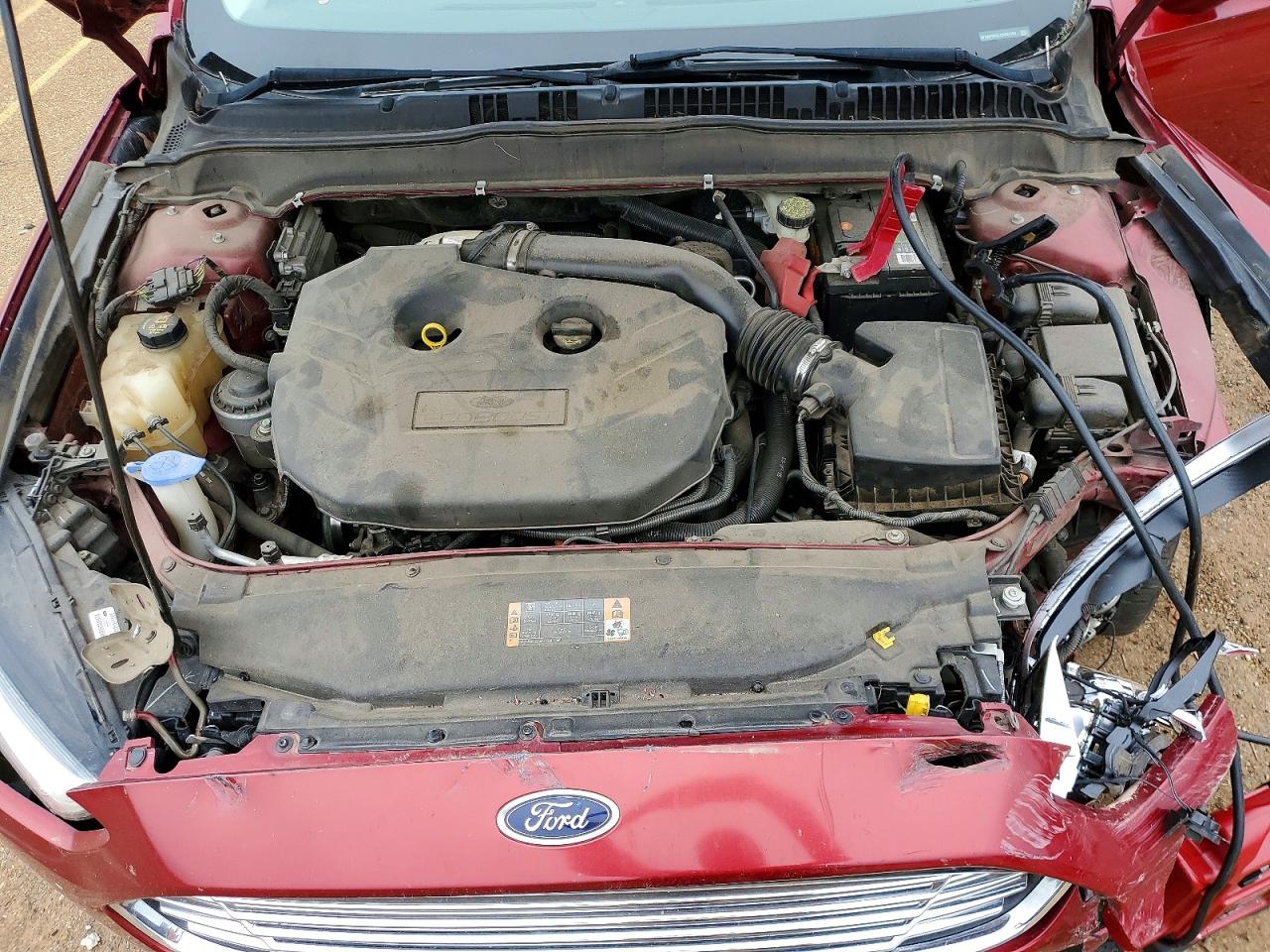 2014 Ford Fusion Titanium Maroon vin: 3FA6P0K97ER201781