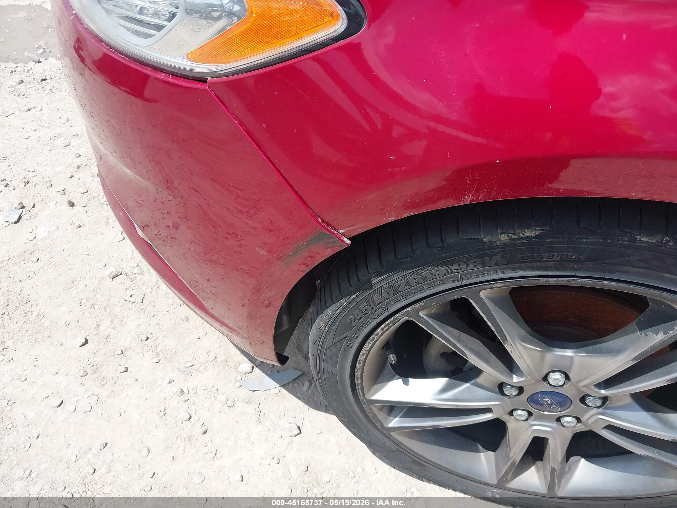 2014 Ford Fusion Titanium Темно-бордовый vin: 3FA6P0K97ER218547