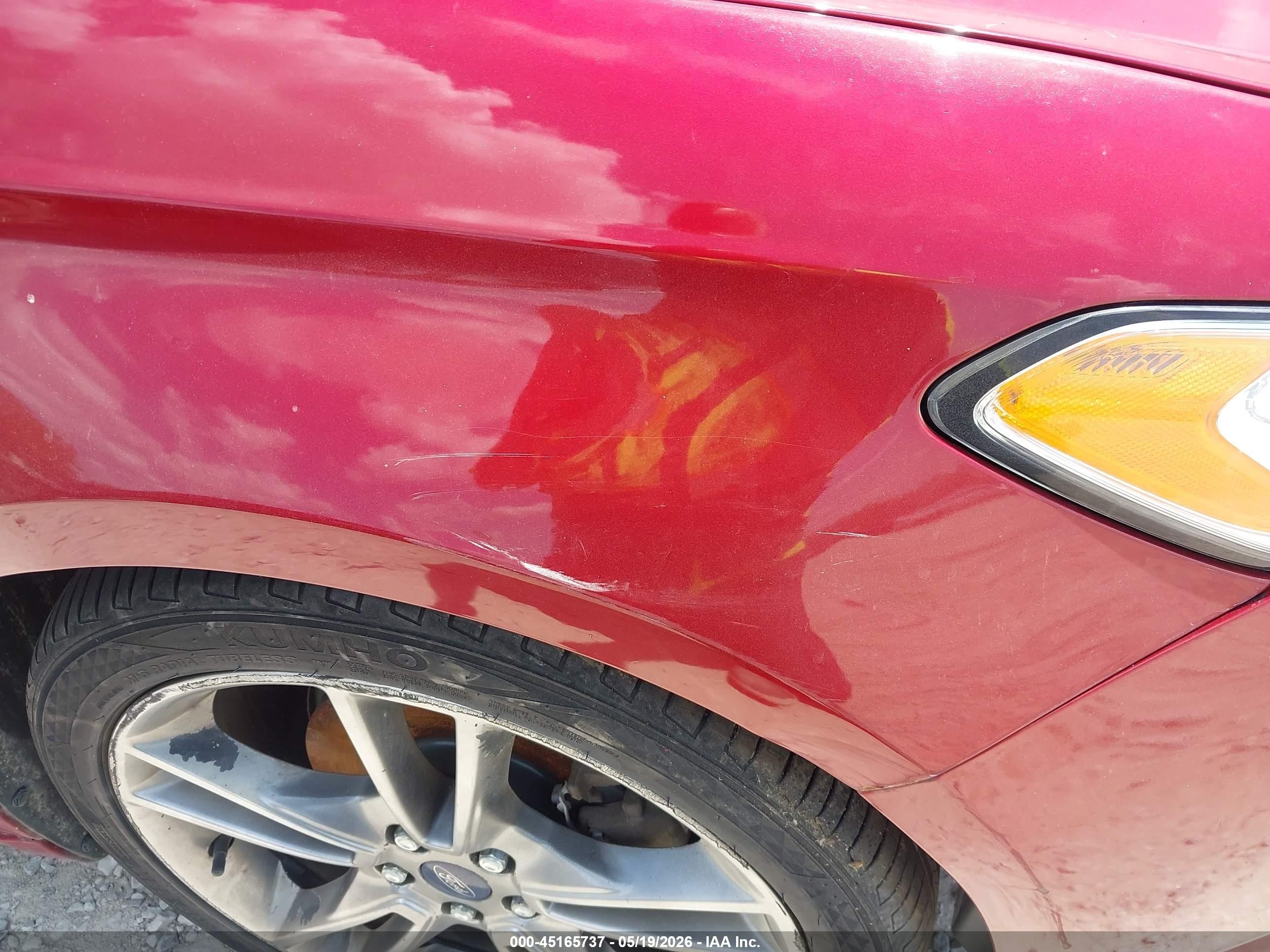 2014 Ford Fusion Titanium Темно-бордовый vin: 3FA6P0K97ER218547