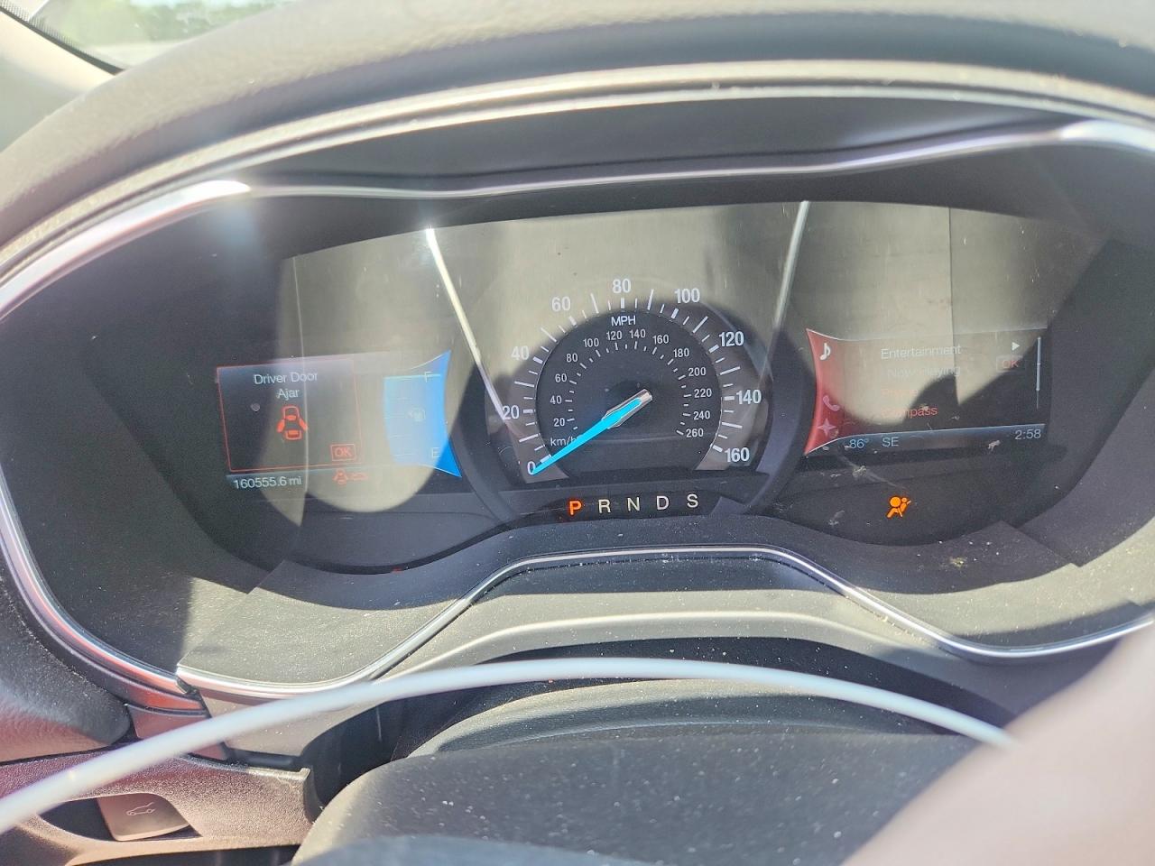 2014 Ford Fusion Titanium Серый vin: 3FA6P0K97ER244582