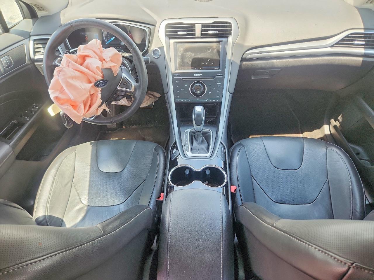 2014 Ford Fusion Titanium Серый vin: 3FA6P0K97ER244582