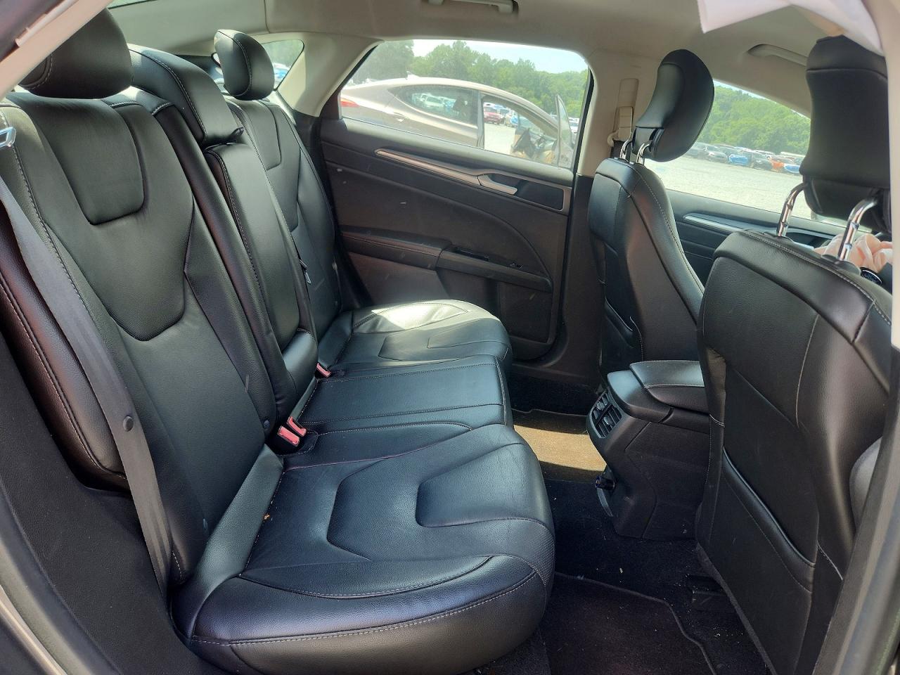2014 Ford Fusion Titanium Серый vin: 3FA6P0K97ER244582
