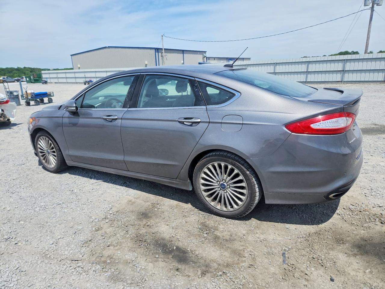 2014 Ford Fusion Titanium Серый vin: 3FA6P0K97ER244582
