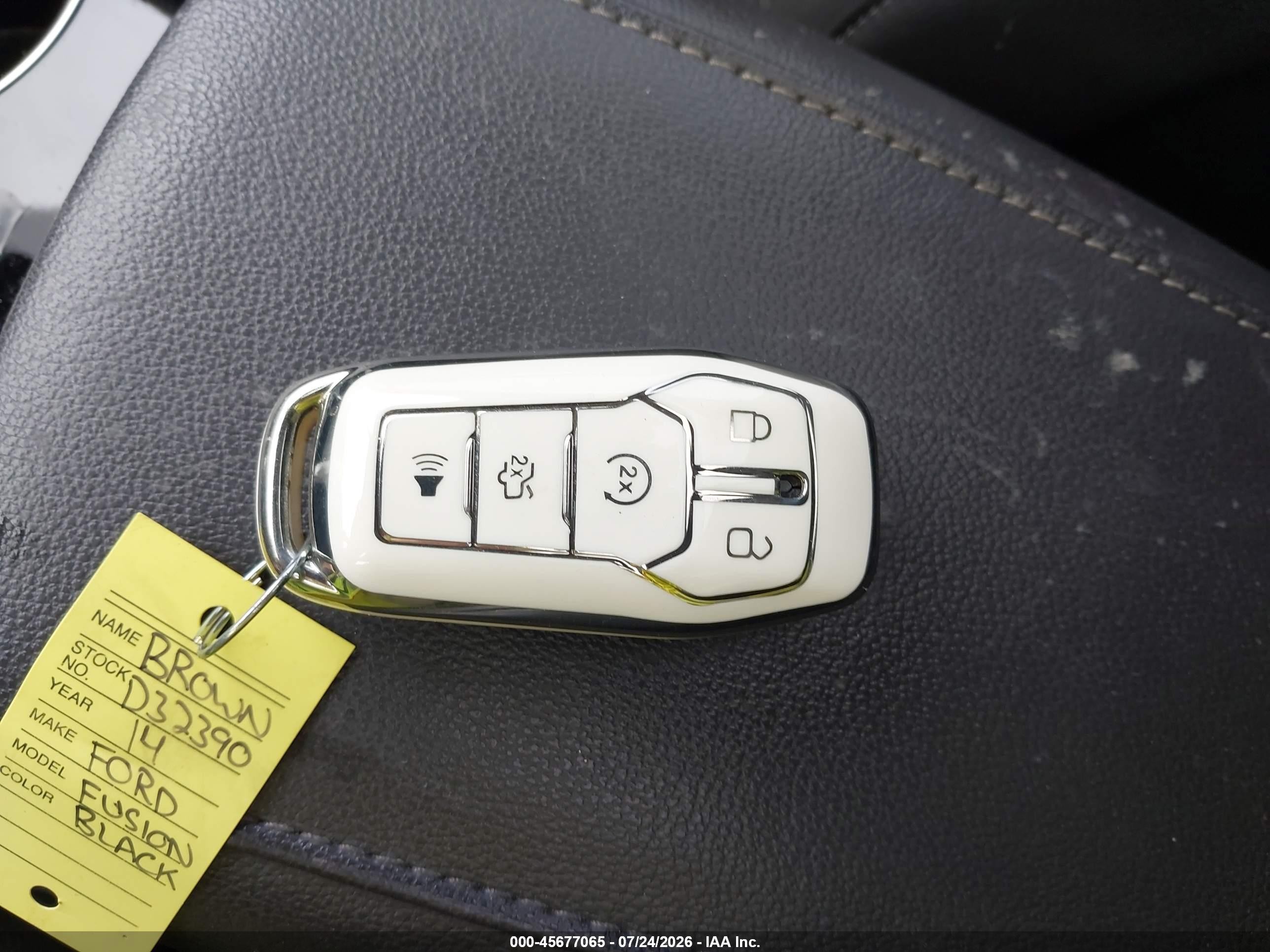 2014 Ford Fusion Titanium Черный vin: 3FA6P0K97ER247482