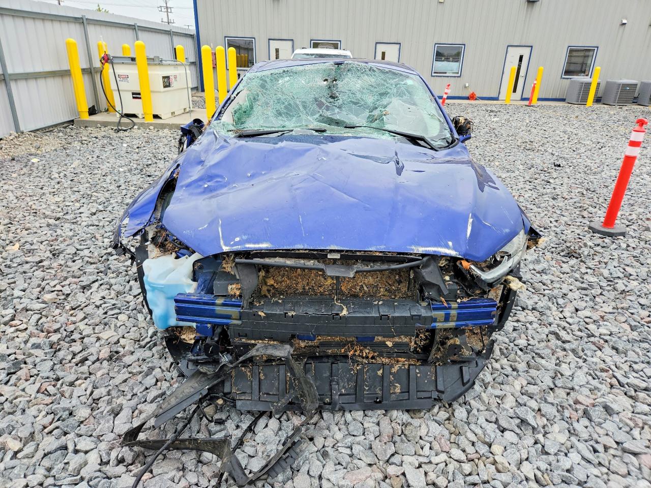 2014 Ford Fusion Titanium Blue vin: 3FA6P0K97ER297797