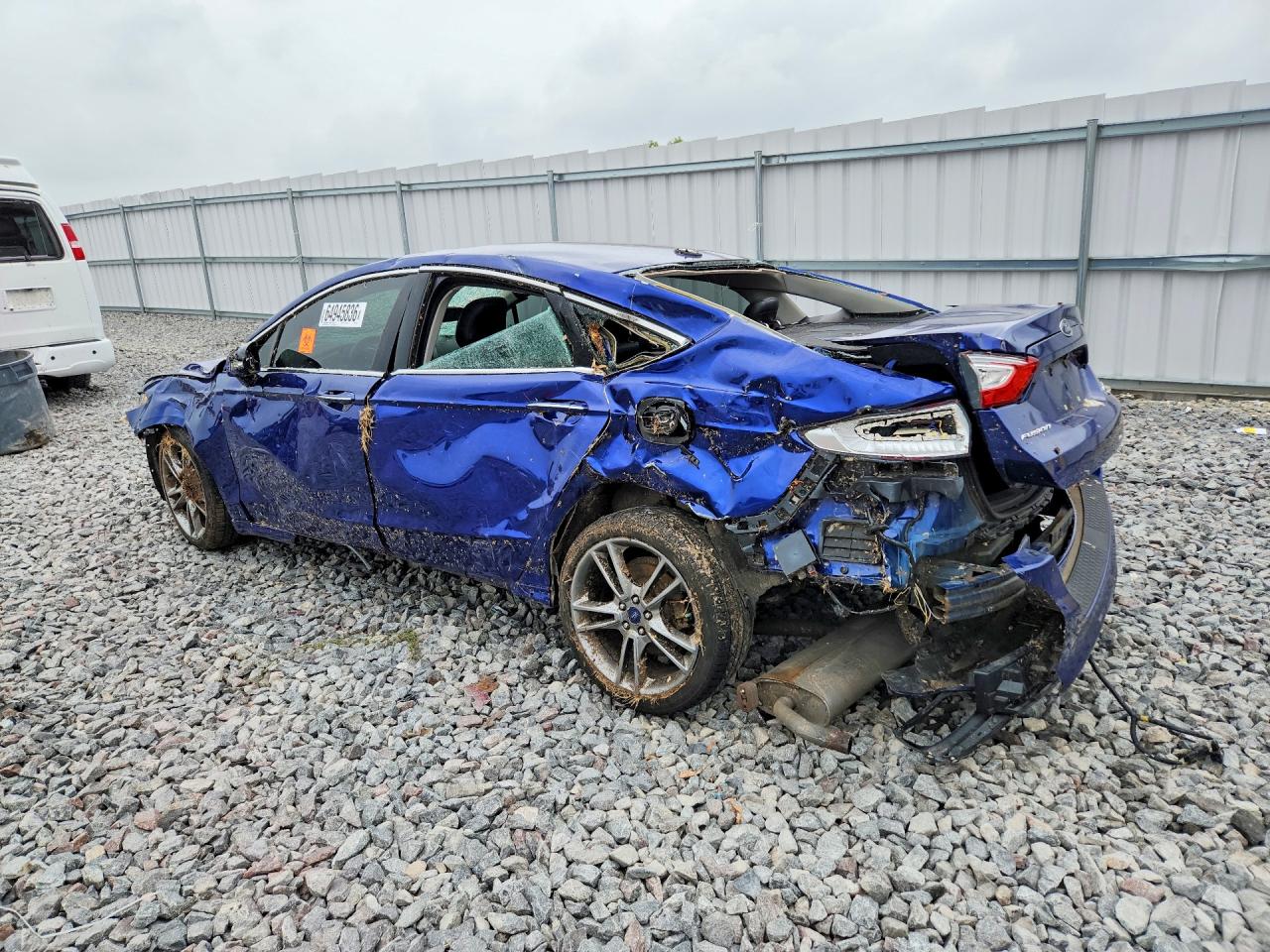 2014 Ford Fusion Titanium Blue vin: 3FA6P0K97ER297797