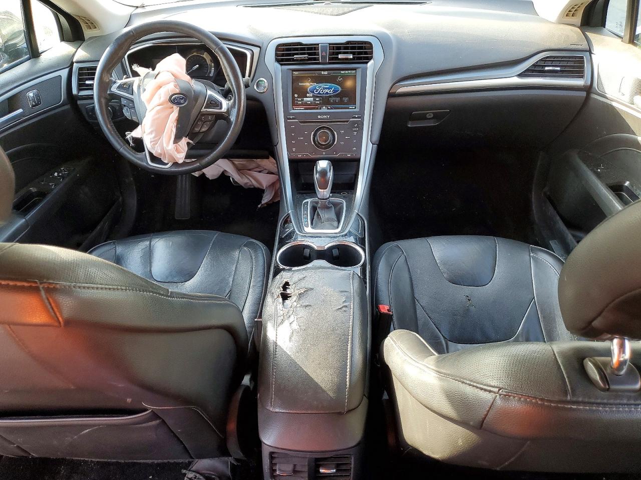 2014 Ford Fusion Titanium Blue vin: 3FA6P0K97ER300343