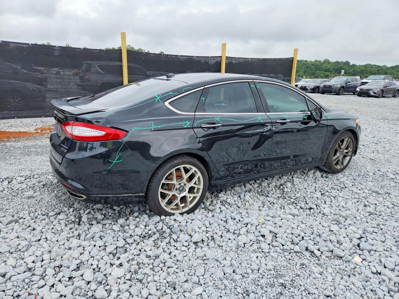 2014 Ford Fusion Titanium Black vin: 3FA6P0K97ER304537