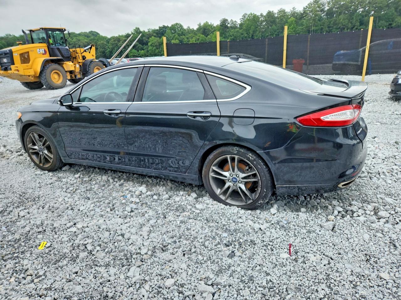 2014 Ford Fusion Titanium Black vin: 3FA6P0K97ER304537