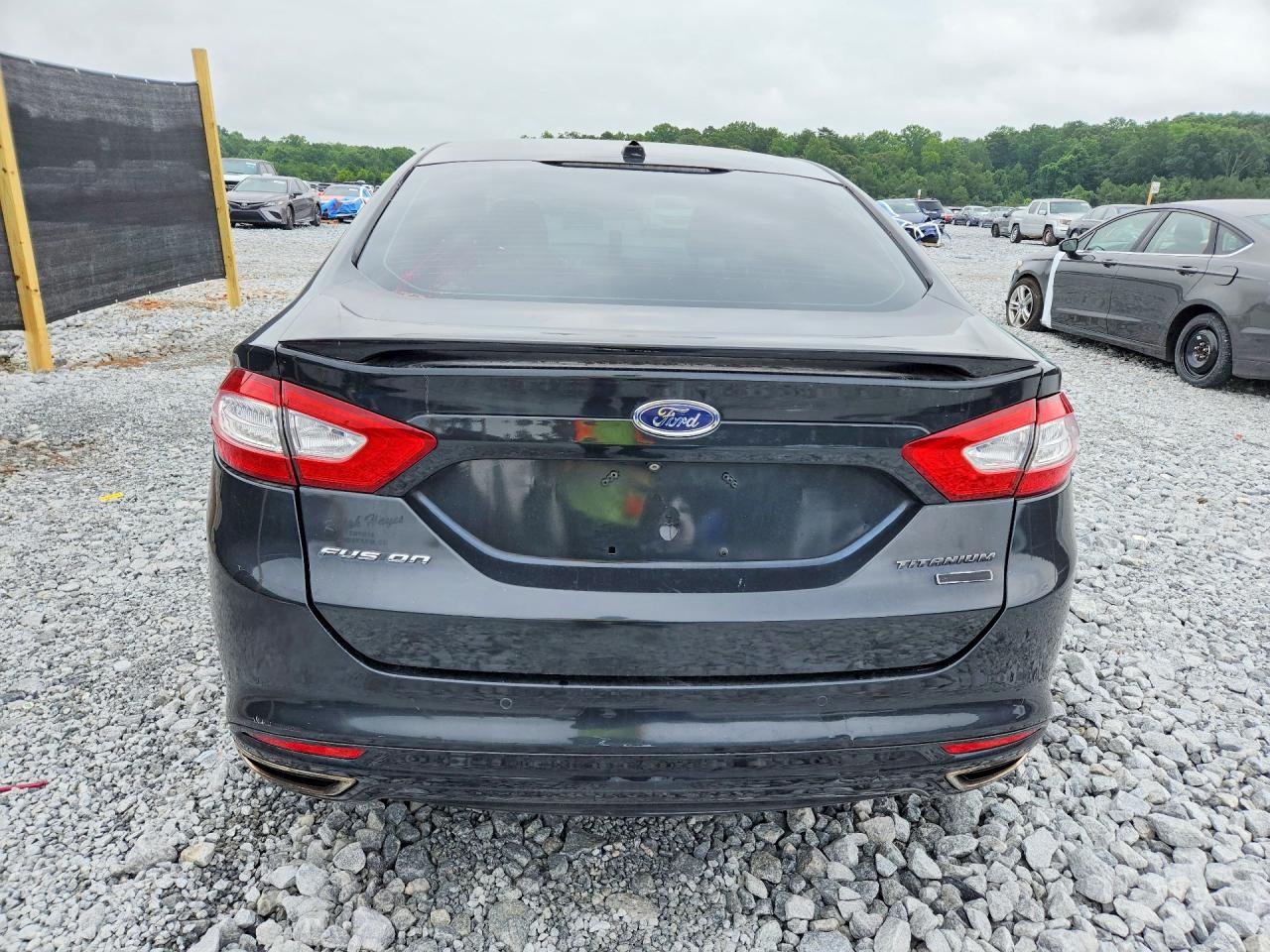 2014 Ford Fusion Titanium Black vin: 3FA6P0K97ER304537