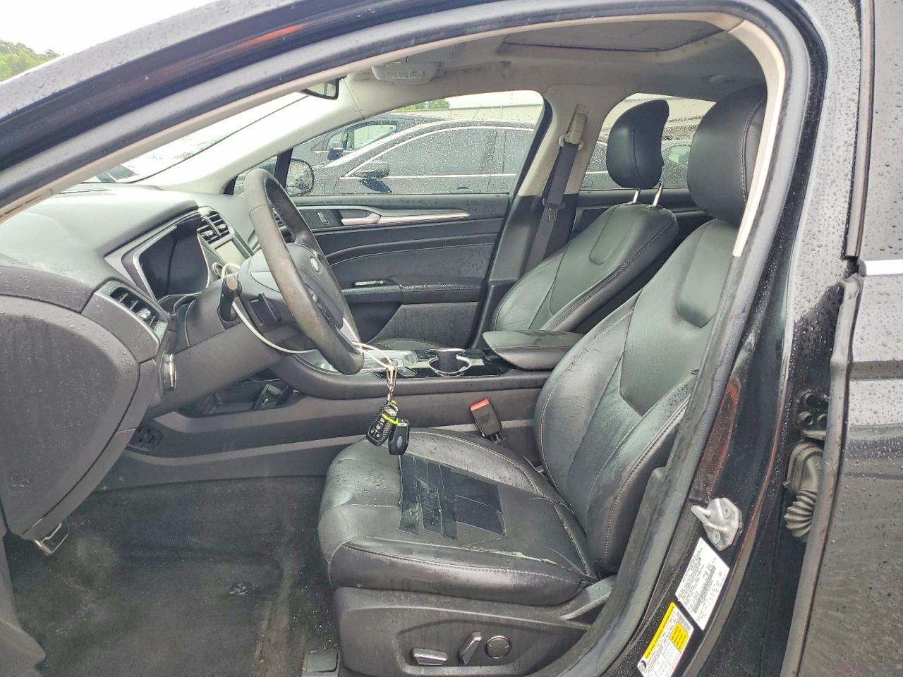 2014 Ford Fusion Titanium Black vin: 3FA6P0K97ER358646