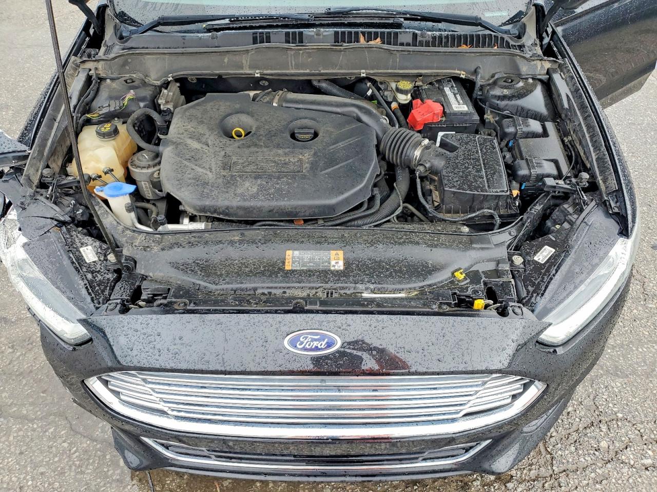 2014 Ford Fusion Titanium Black vin: 3FA6P0K97ER358646