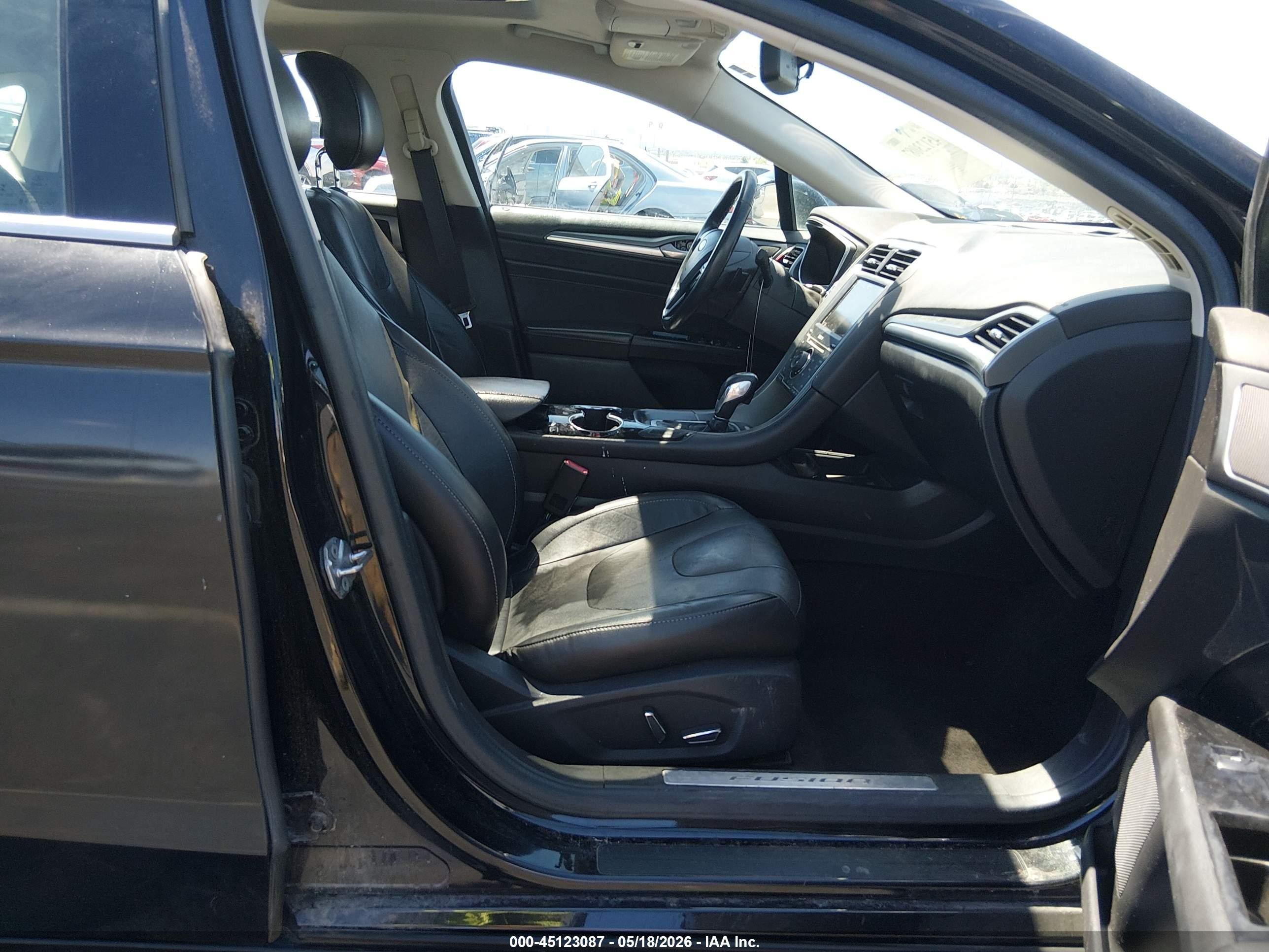 2014 Ford Fusion Titanium Black vin: 3FA6P0K97ER380615