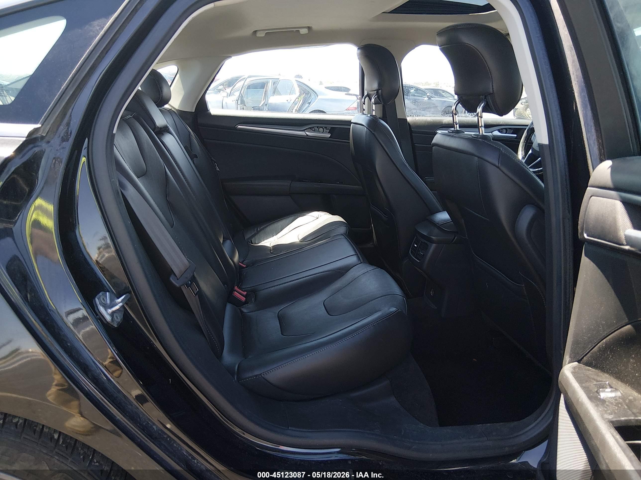 2014 Ford Fusion Titanium Black vin: 3FA6P0K97ER380615