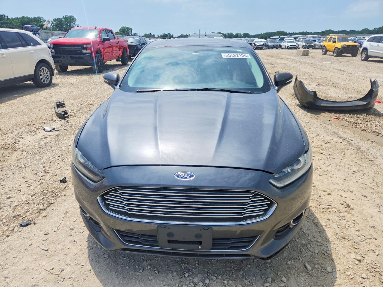 2015 Ford Fusion Titanium Gray vin: 3FA6P0K97FR130664
