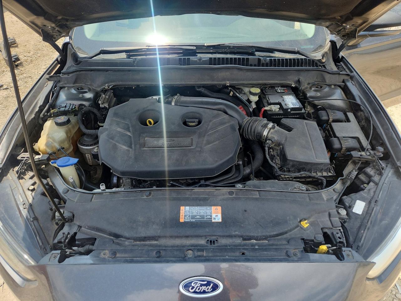 2015 Ford Fusion Titanium Gray vin: 3FA6P0K97FR130664