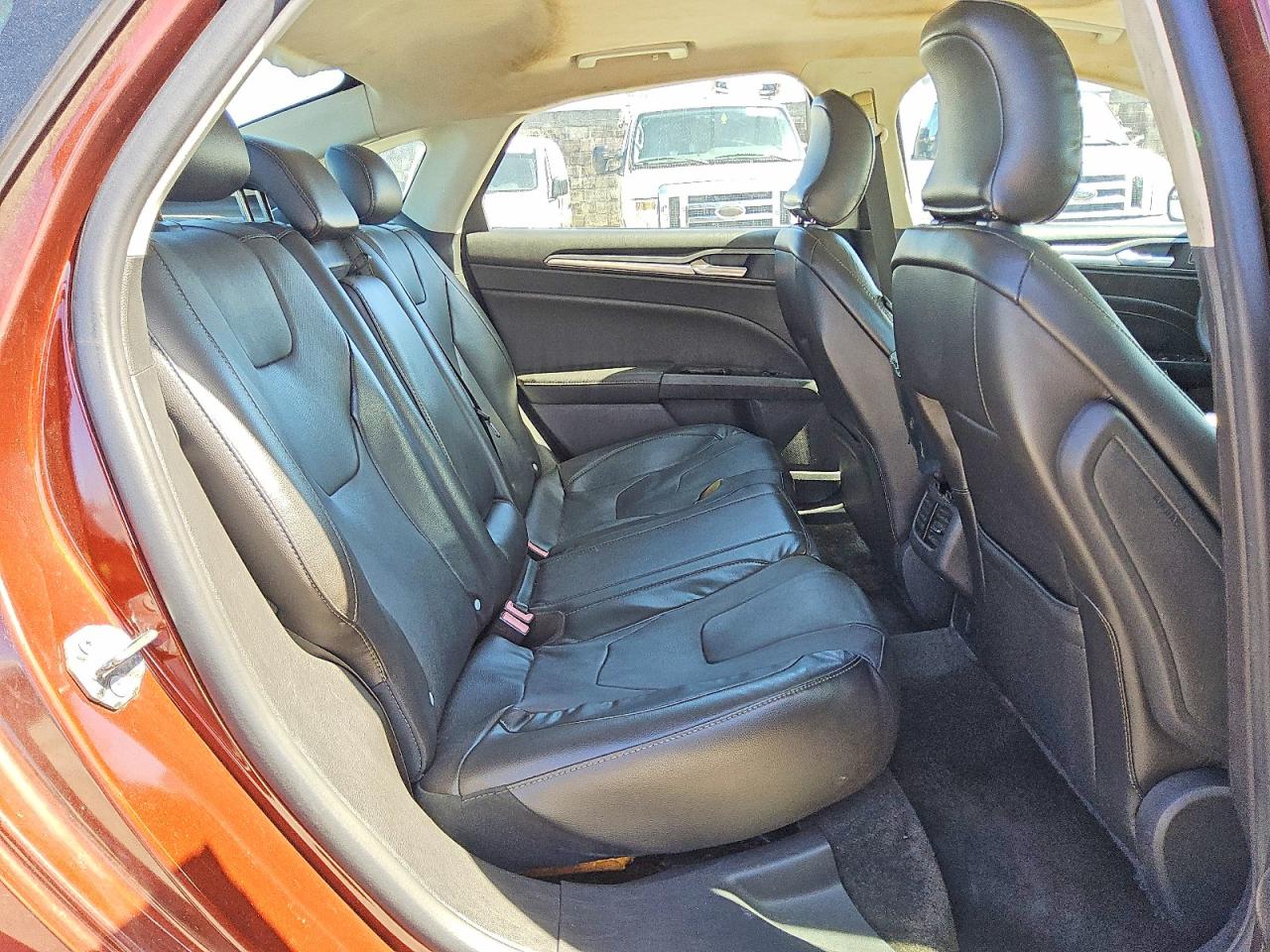 2015 Ford Fusion Titanium Brown vin: 3FA6P0K97FR269466