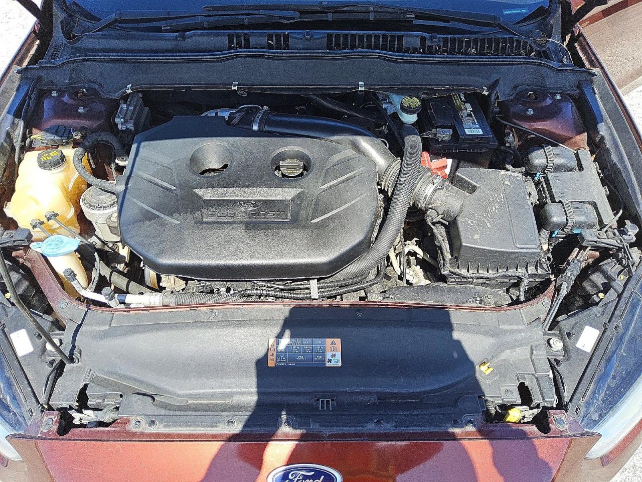 2015 Ford Fusion Titanium Brown vin: 3FA6P0K97FR269466