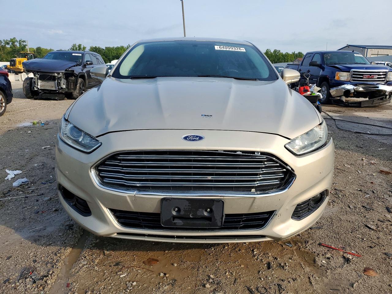 2015 Ford Fusion Titanium Бежевый vin: 3FA6P0K97FR282332
