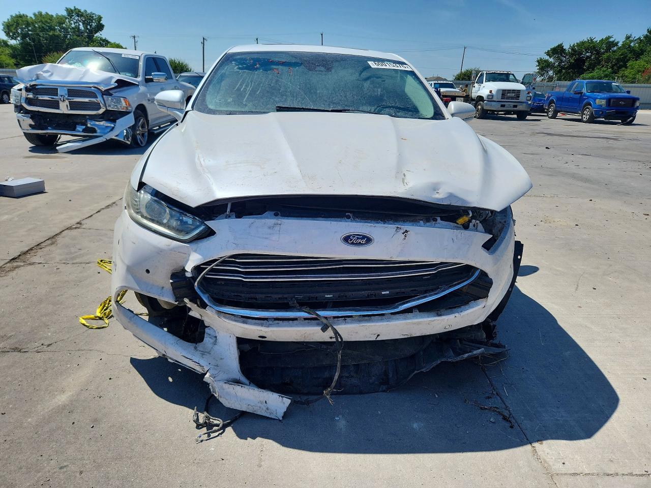 2016 Ford Fusion Titanium White vin: 3FA6P0K97GR327254