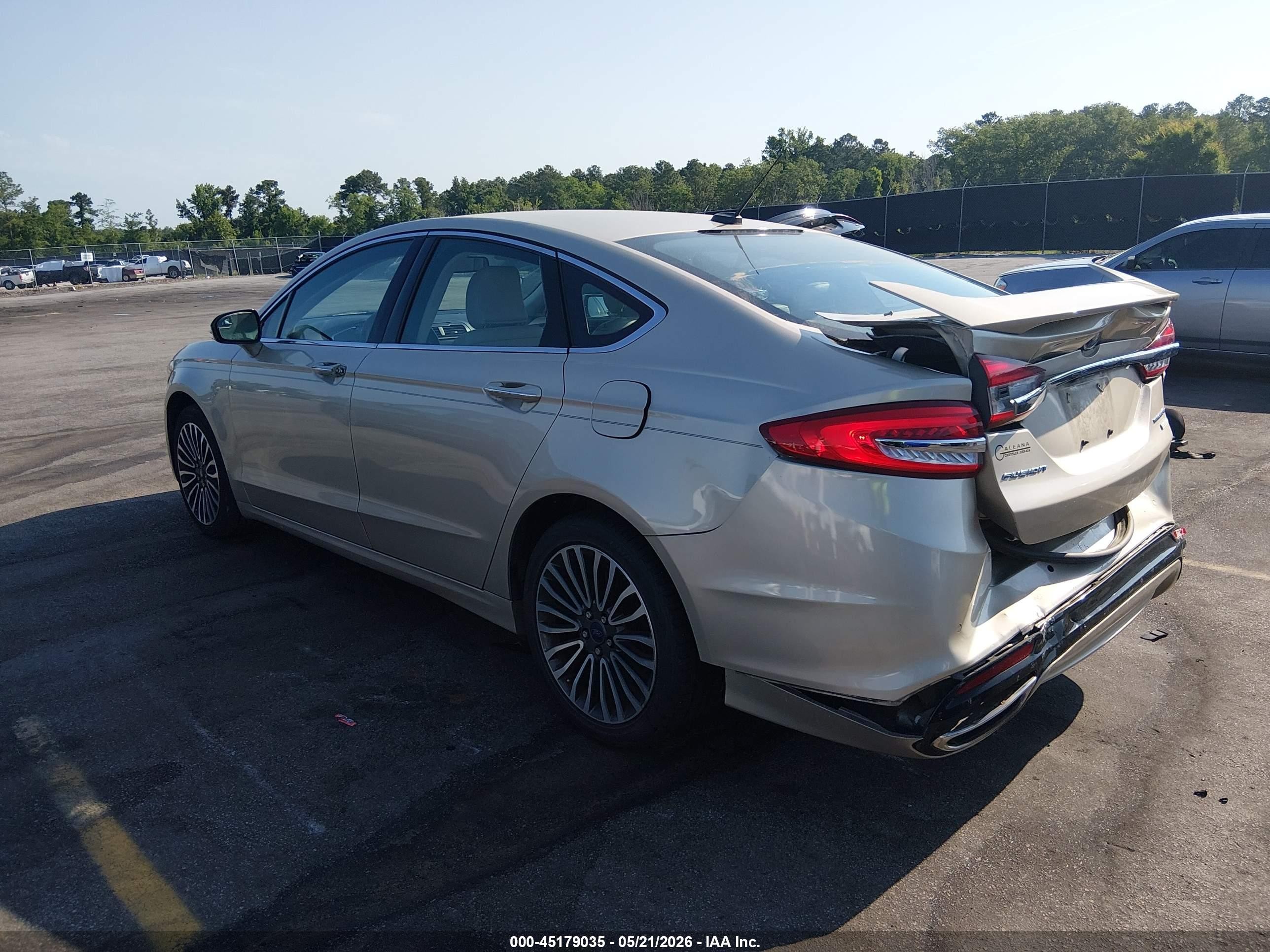 2017 Ford Fusion Titanium Gold vin: 3FA6P0K97HR262536