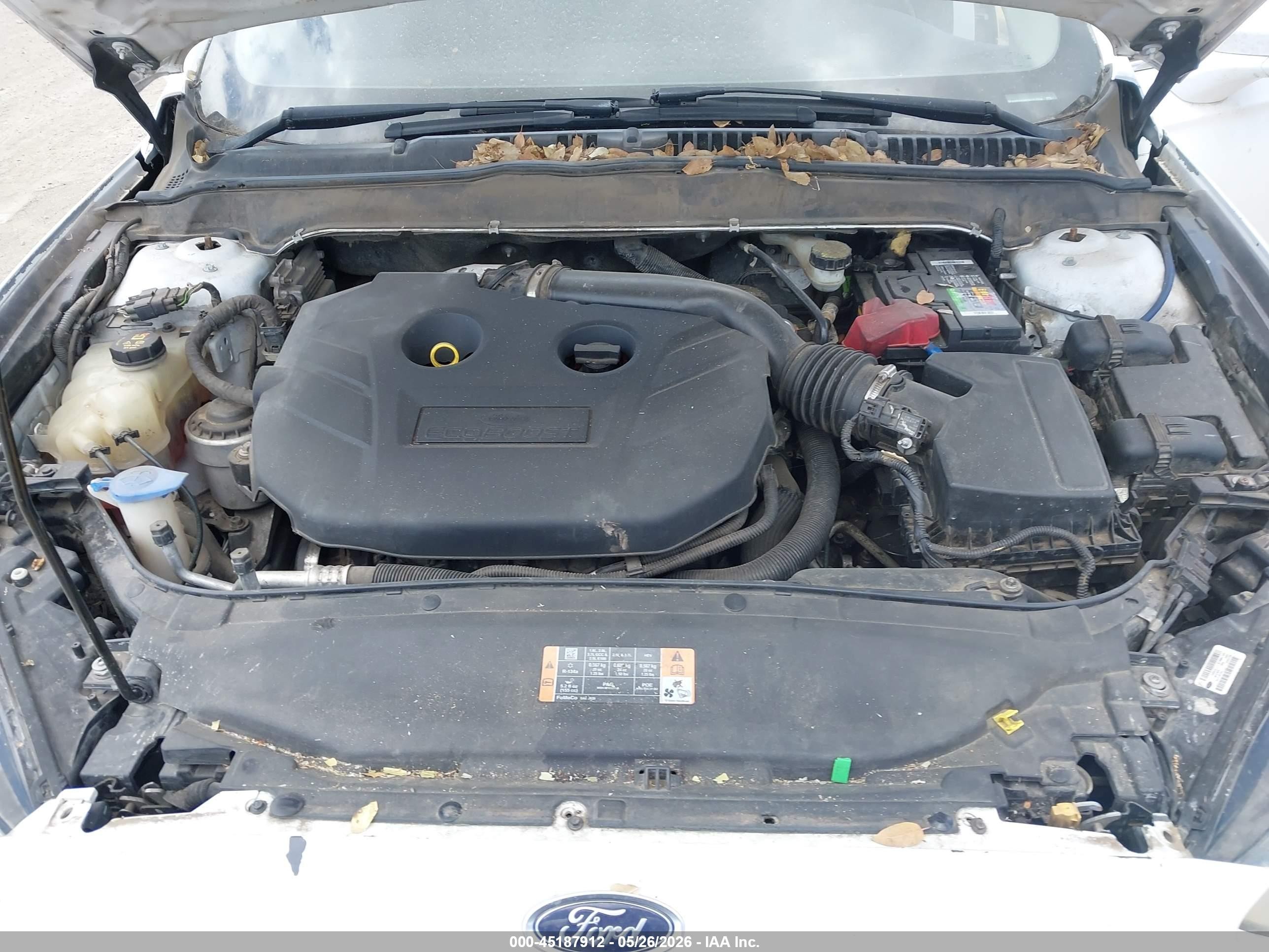 2013 Ford Fusion Titanium White vin: 3FA6P0K98DR127558