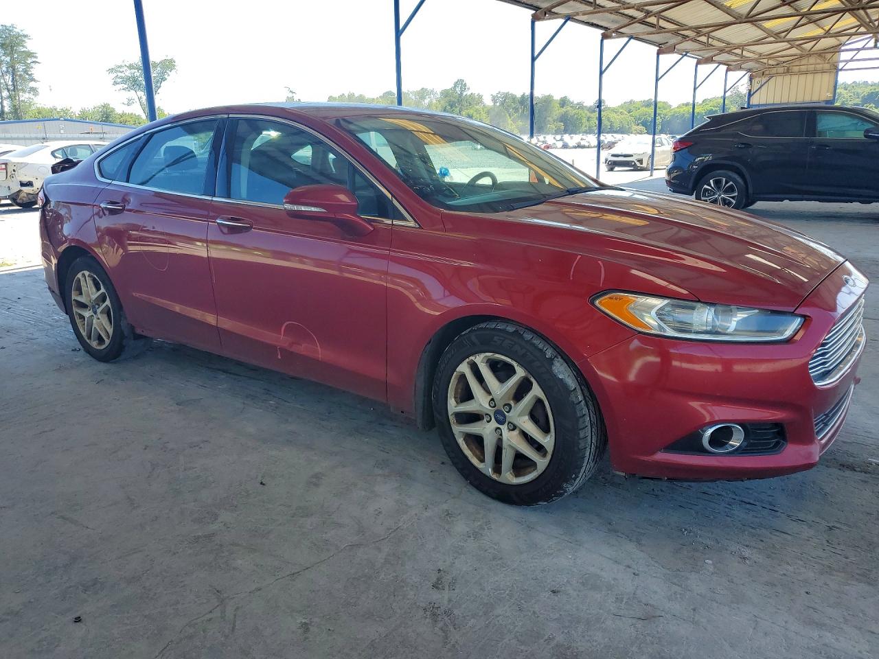2014 Ford Fusion Titanium Maroon vin: 3FA6P0K98DR137698
