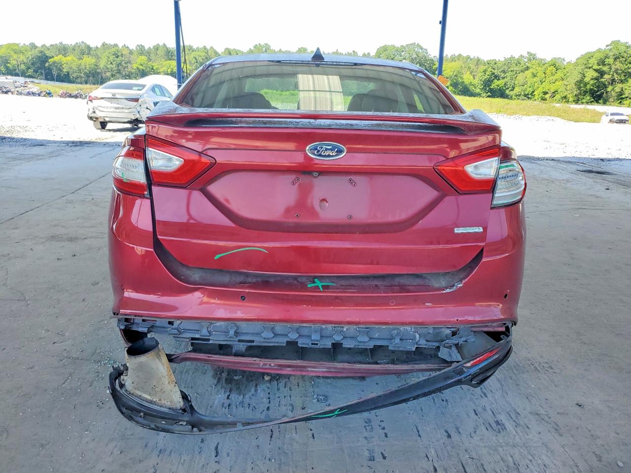 2014 Ford Fusion Titanium Maroon vin: 3FA6P0K98DR137698