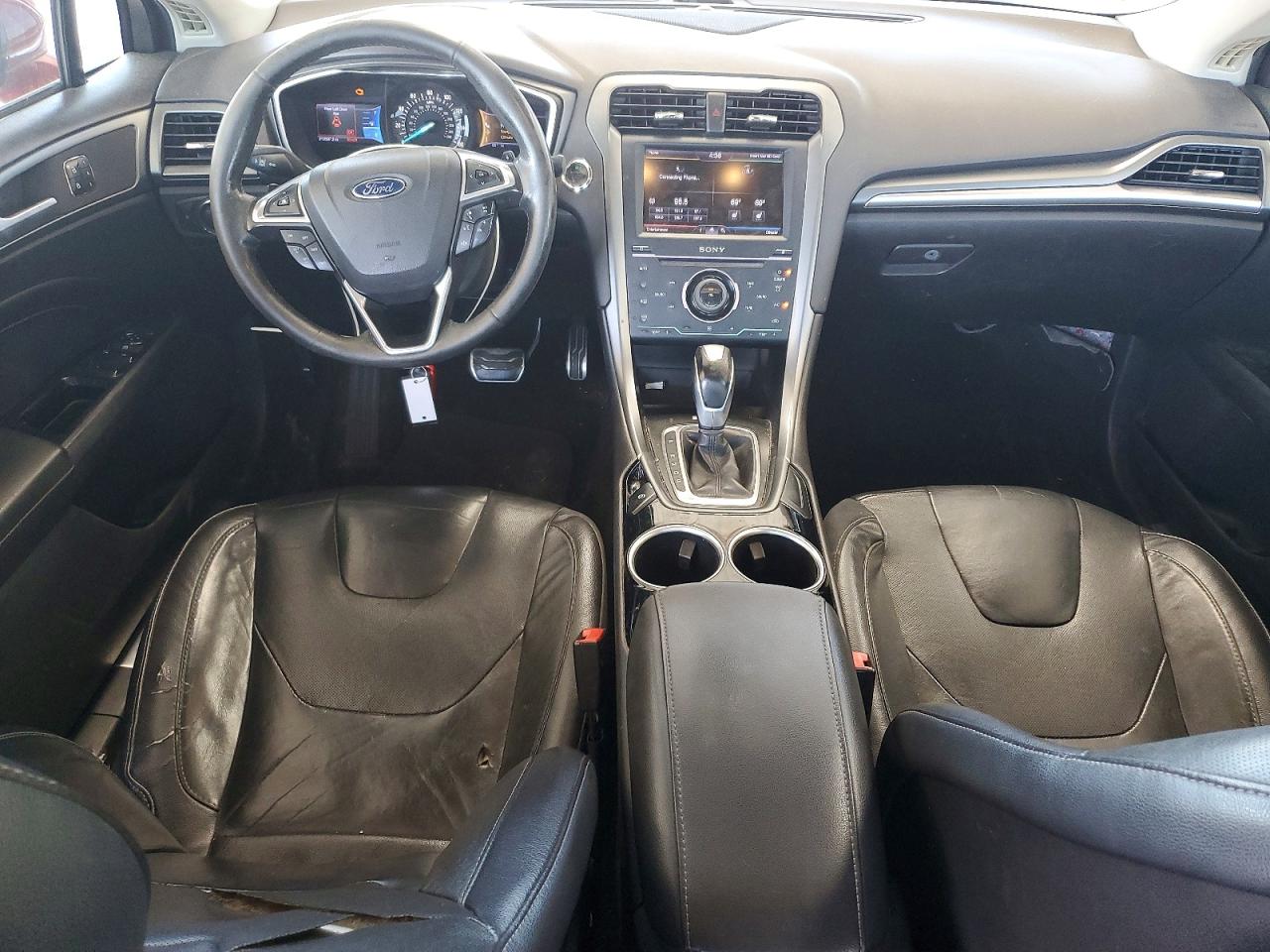 2014 Ford Fusion Titanium Maroon vin: 3FA6P0K98DR137698