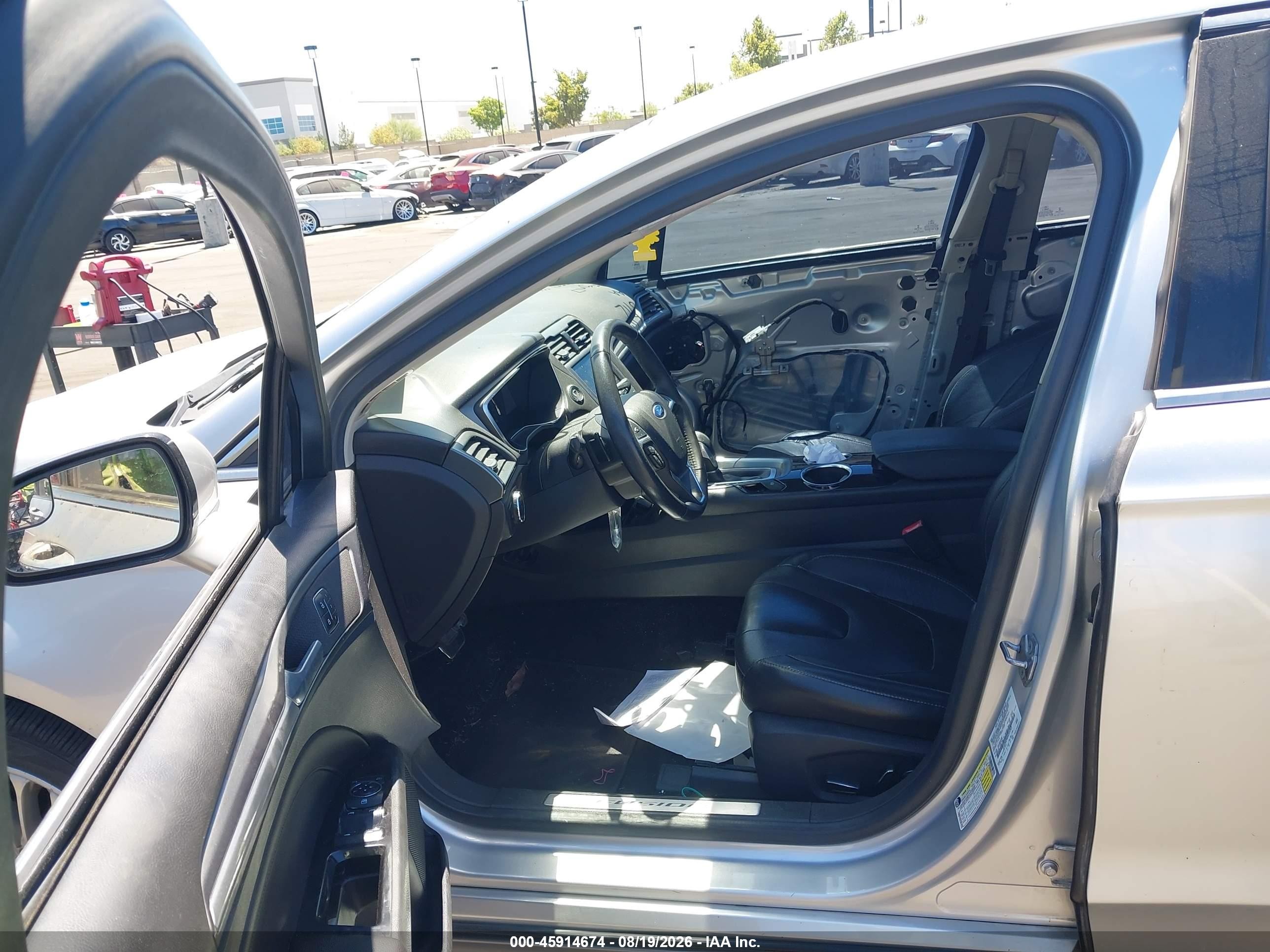 2013 Ford Fusion Titanium Silver vin: 3FA6P0K98DR223383