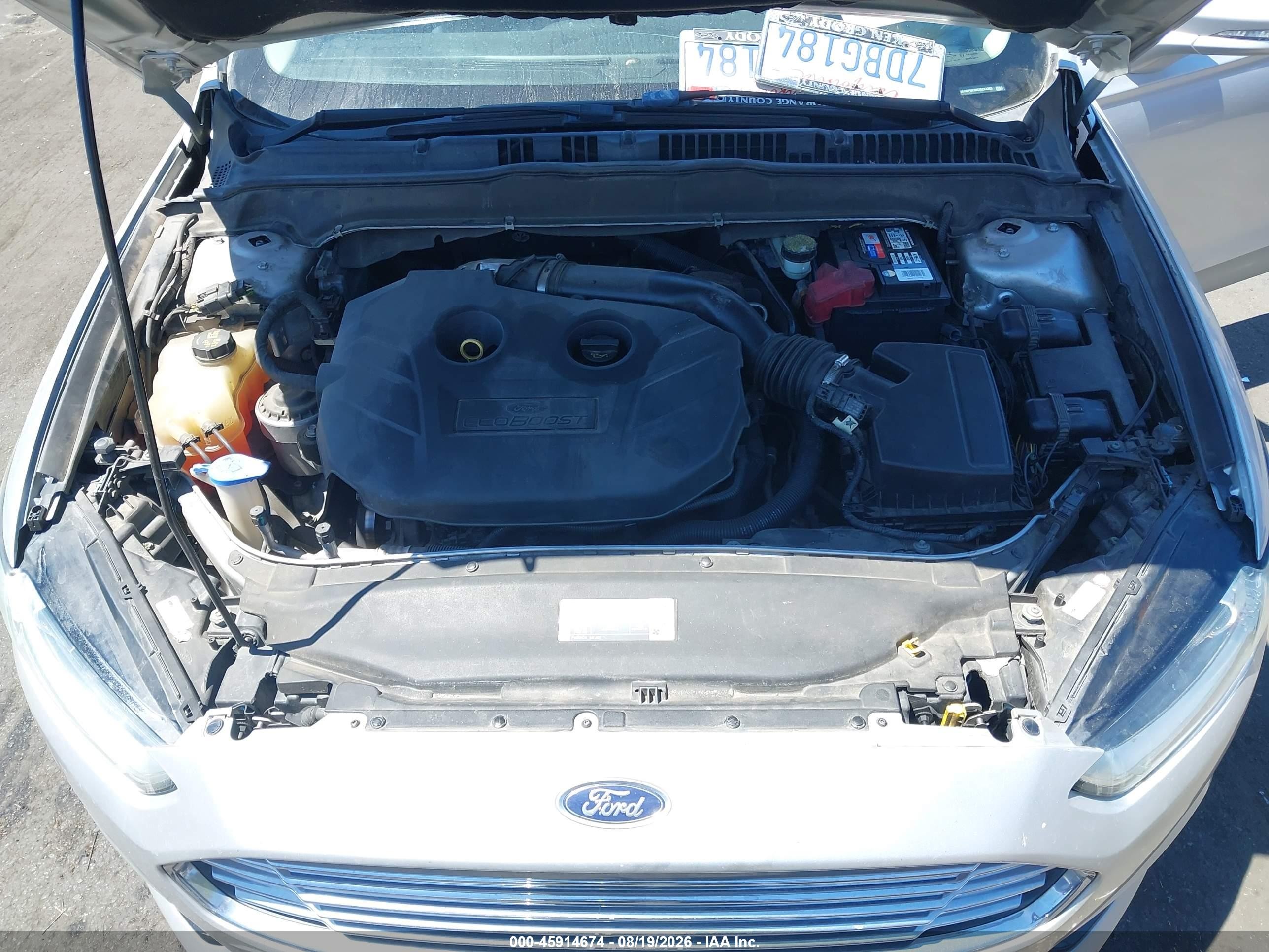 2013 Ford Fusion Titanium Silver vin: 3FA6P0K98DR223383