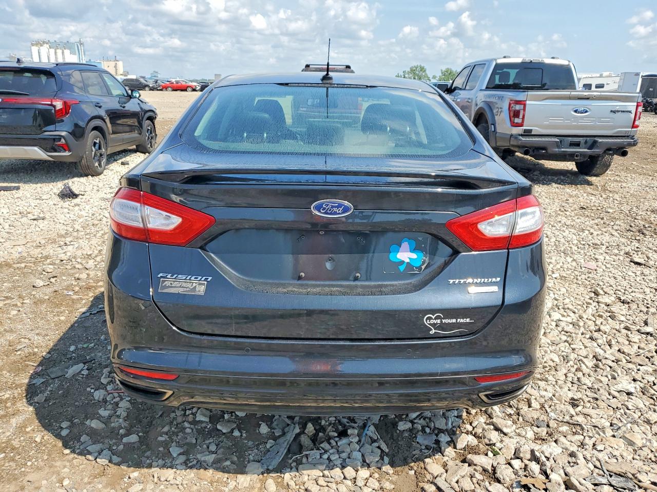 2013 Ford Fusion Titanium Black vin: 3FA6P0K98DR342129