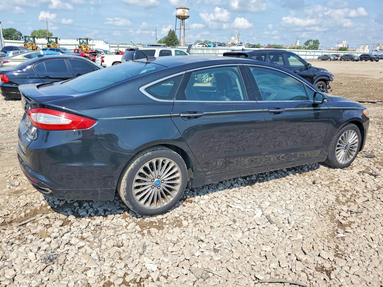 2013 Ford Fusion Titanium Black vin: 3FA6P0K98DR342129
