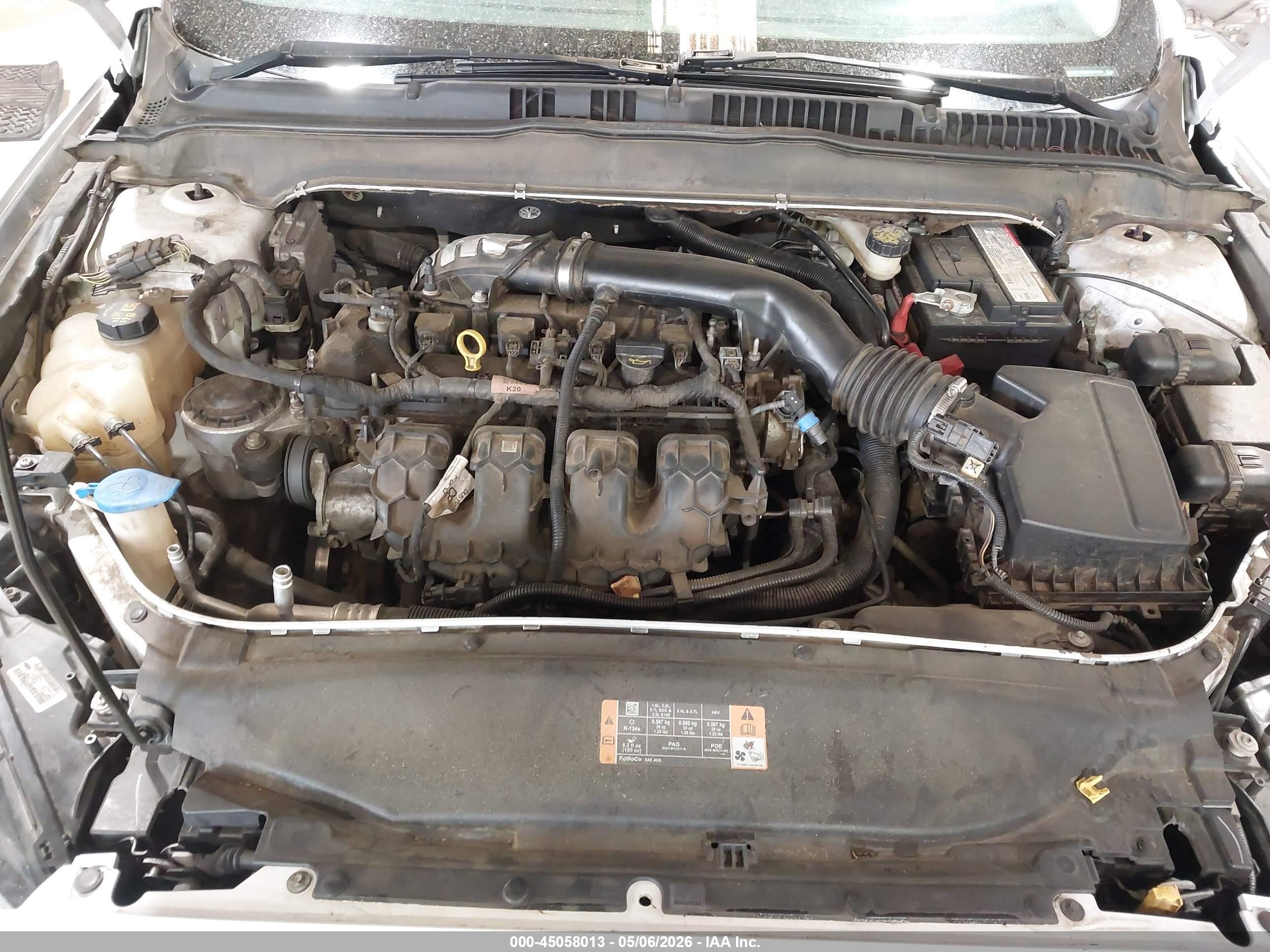 2013 Ford Fusion Titanium White vin: 3FA6P0K98DR342180