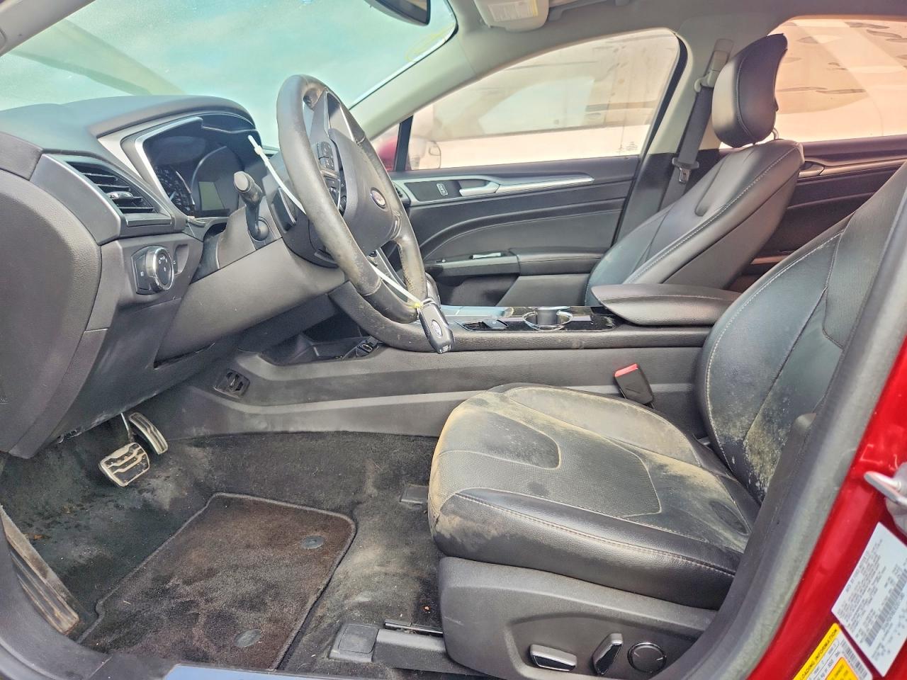 2014 Ford Fusion Titanium Red vin: 3FA6P0K98ER201580