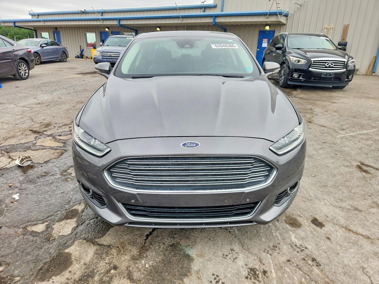 2014 Ford Fusion Titanium Gray vin: 3FA6P0K98ER251816