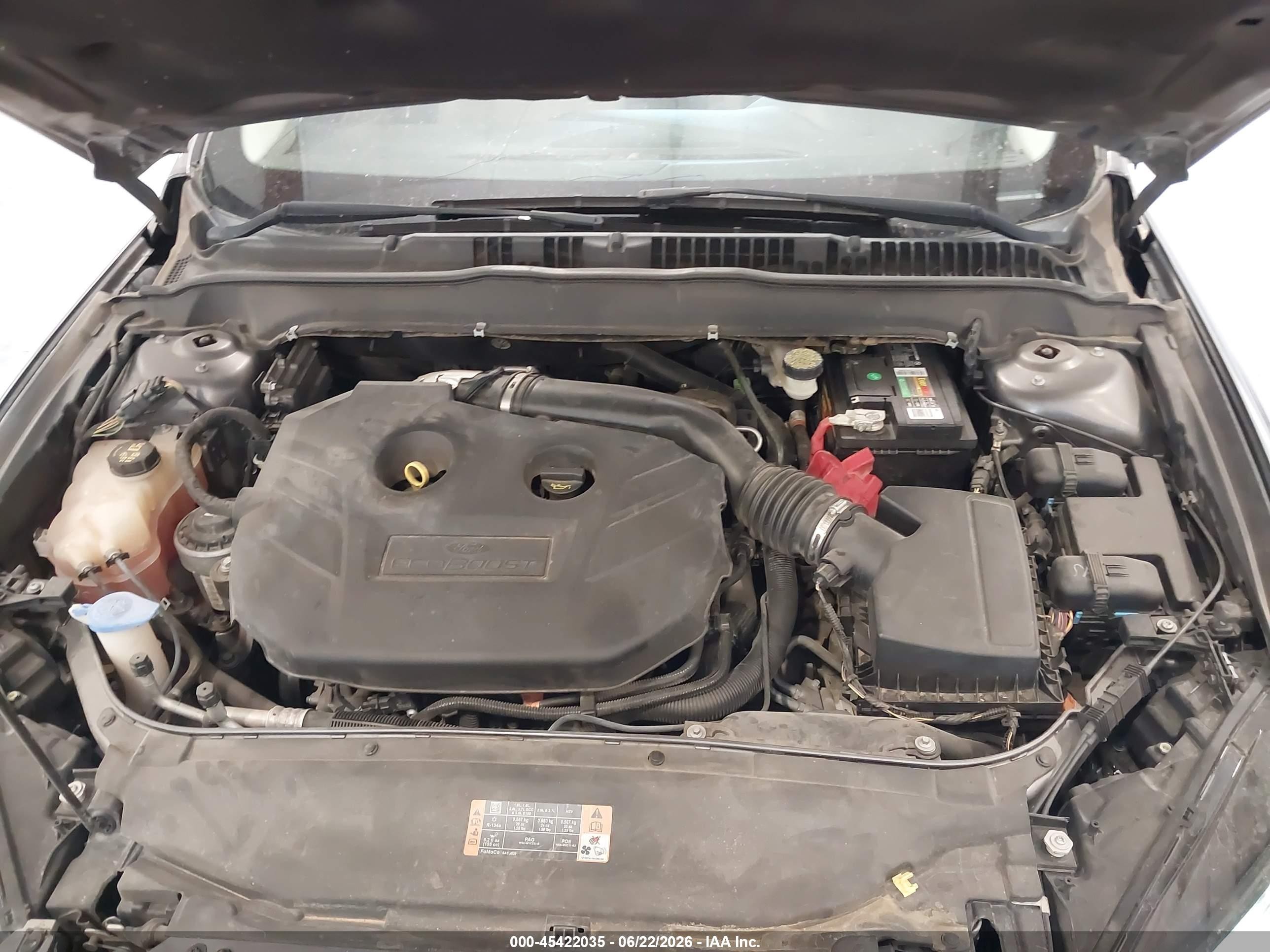 2014 Ford Fusion Titanium Серый vin: 3FA6P0K98ER311447