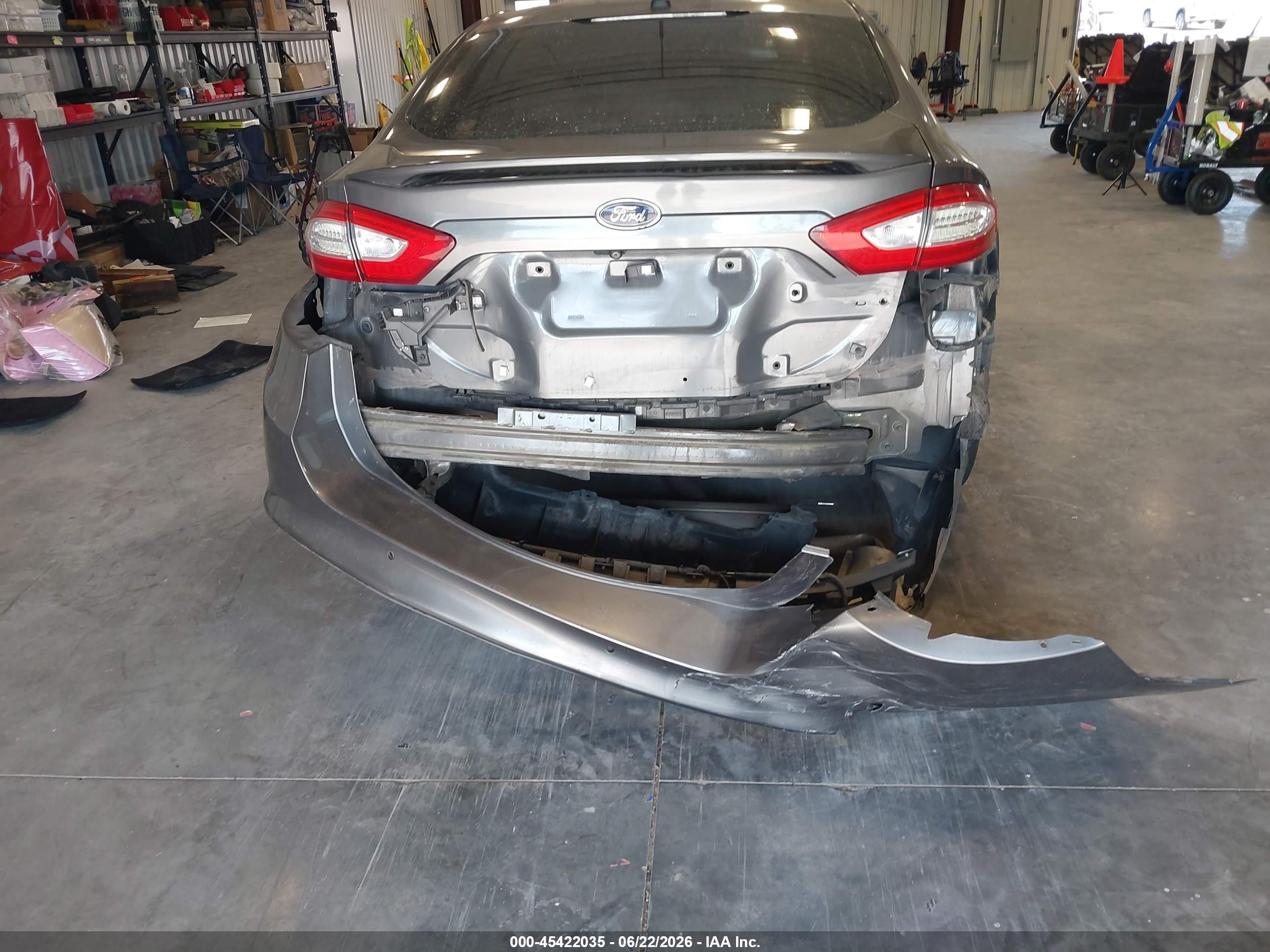 2014 Ford Fusion Titanium Серый vin: 3FA6P0K98ER311447